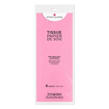American Greetings Dark Pink Tissue Paper, 8 ct