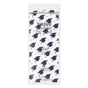 American Greetings Cap & Tassel Graduation Tissue Paper, 8 ct