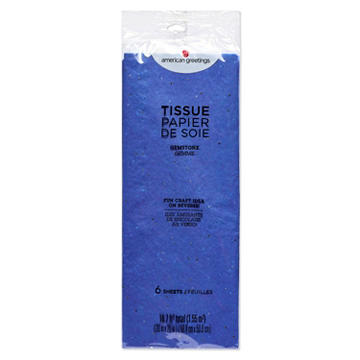 American Greetings Royal Blue Gemstone Tissue Paper, 6 ct