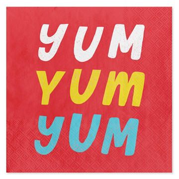 American Greetings Yum Yum Yum Lunch Napkins