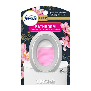Febreze Luxe Bathroom Odor-Fighting Air Freshener - Japanese Cherry Blossom