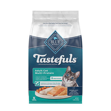 Blue Buffalo Tastefuls Dry Cat Food - Salmon & Ocean Fish