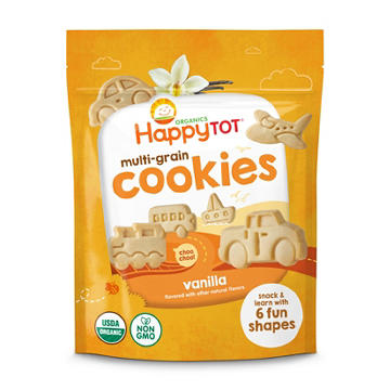 Happy Tot Organics Multigrain Cookies - Vanilla
