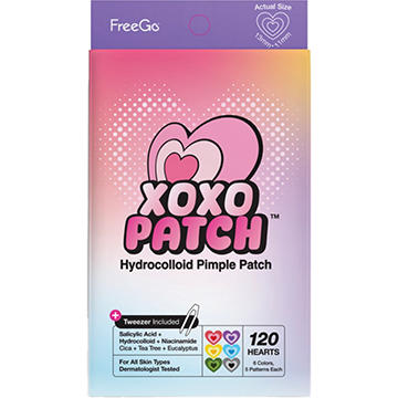 FreeGo XOXO Hydrocolloid Heart Pimple Patches