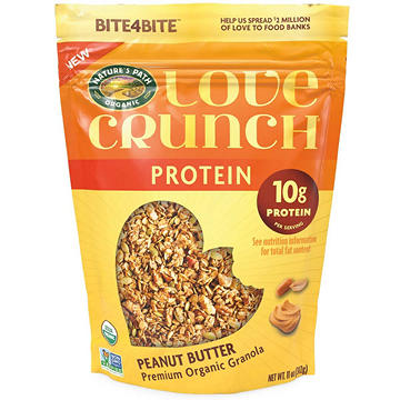 Nature's Path Love Crunch 10g Protein Peanut Butter Granola