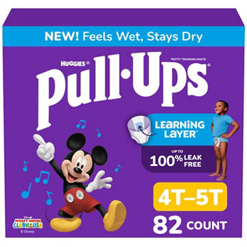 Pull-Ups Boys' Potty Training Pants, 4T-5T (38-50 lbs)