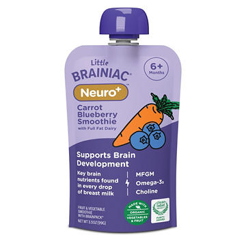Little Brainiac Neuro+ Baby Smoothie - Carrot Blueberry Smoothie