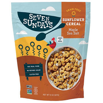 Seven Sundays Grain Free Sunflower Cereal - Maple Sea Salt 