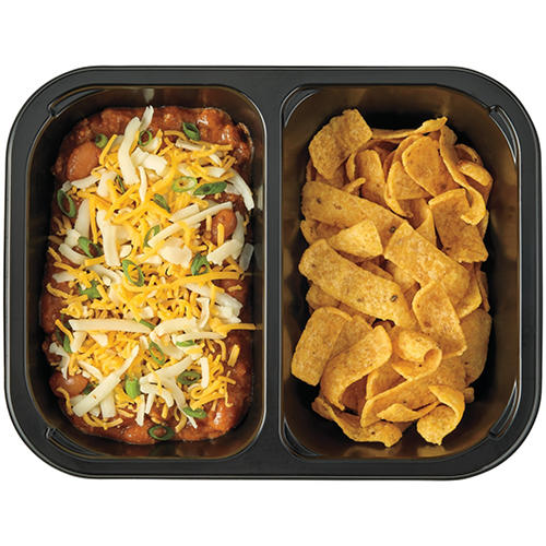 Meal Simple by H-E-B Beef Chili with Corn Chips, 12 oz