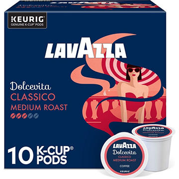 Lavazza Dolcevita Classico Medium Roast Coffee Single-Serve K-Cup Pods