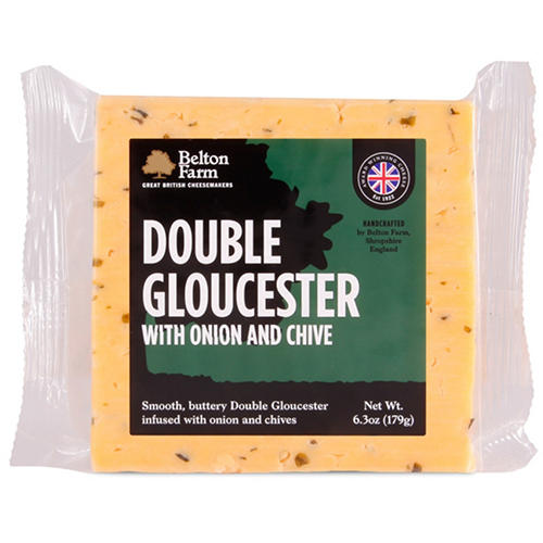Belton Farms Double Gloucester Onion & Chive Cheese