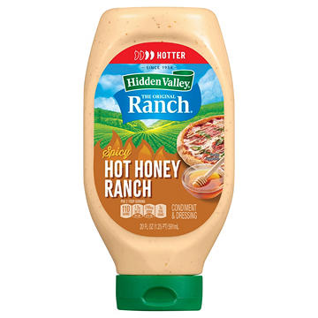 Hidden Valley Spicy Hot Honey Ranch Condiment & Dressing, Easy Squeeze Bottle