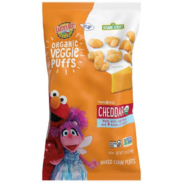Earth's Best Organic Veggie Puffs - Cheddar