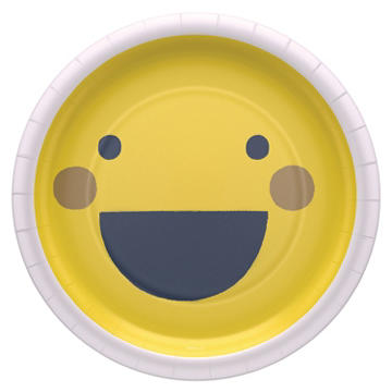 American Greetings Smiley Faces 9" Paper Plates
