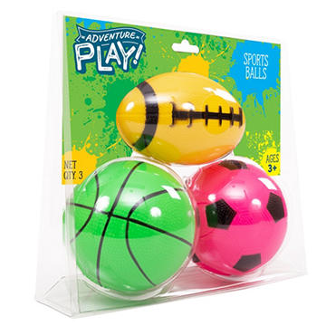 Adventure Play! Assorted Sports Balls