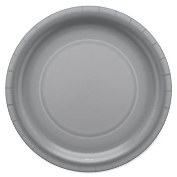 American Greetings Silver 9" All Occasion Paper Plates