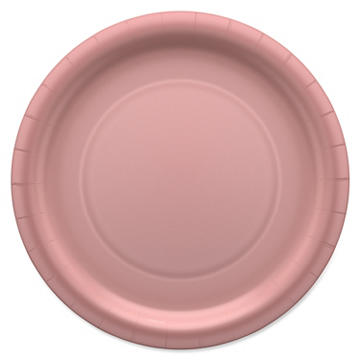 American Greetings Pink 9'' Paper Plates