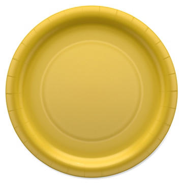 American Greetings Yellow 9" Paper Plates