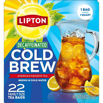 Lipton Tea Bags Decaffeinated Cold Brew