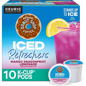 The Original Donut Shop Iced Refreshers Mango Dragonfruit Lemonade Single Serve K Cups