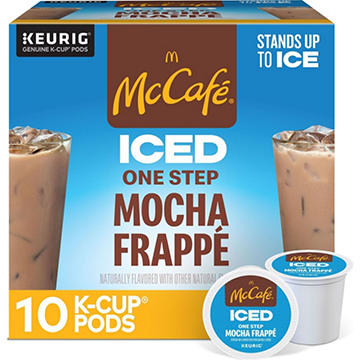 McCafe Iced One Step Mocha Frappe Single Serve Coffee K Cups