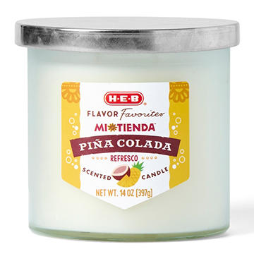 H-E-B Flavor Favorites Mi Tienda Piña Colada Refresco Scented Candle
