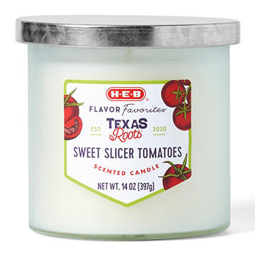 H-E-B Flavor Favorites Texas Roots Sweet Slicer Tomatoes Scented Candle