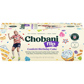 Chobani Flip Low Fat Confetti Birthday Cake Greek Yogurt