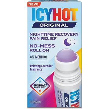 Icy Hot Nighttime Recovery Menthol Muscle Pain Relief Roll-On - Lavender
