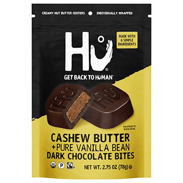 Hu Cashew Butter & Pure Vanilla Bean Dark Chocolate Bites