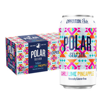 Polar Seltzer Water Chili Lime Pineapple 8 pk Cans