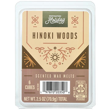 Destination Holiday Hinoki Woods Scented Wax Melts