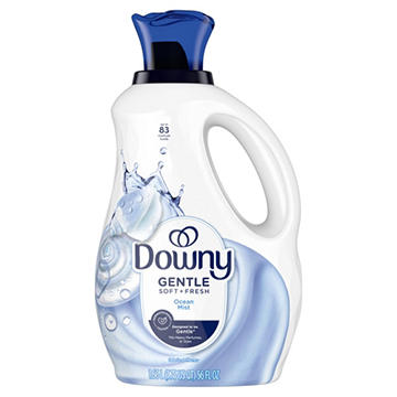 Downy Gentle Soft + Fresh Fabric Softener, 83 Loads - Ocean Mist