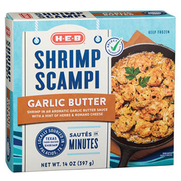 H-E-B Sauced Shrimp Scampi - Garlic Butter