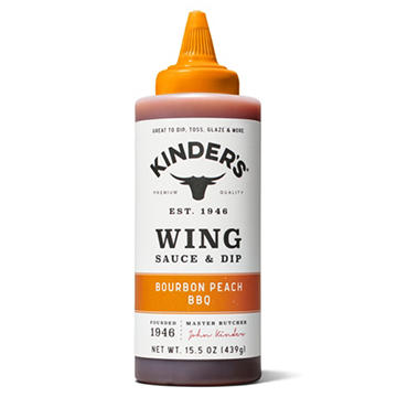 Kinder's Wing Sauce & Dip - Bourbon Peach BBQ