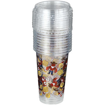 Destination Holiday Cowboy Crawfish Cups with Lids