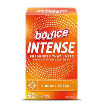 Bounce Dryer Sheets - Intense Vibrant Fresh