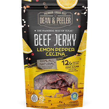 Dean & Peeler Lemon Pepper Beef Jerky