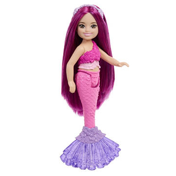 Barbie Chelsea Mermaid Doll with Pink Hair
