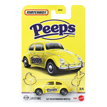 Matchbox Peeps Yellow '62 Volkswagen Beetle