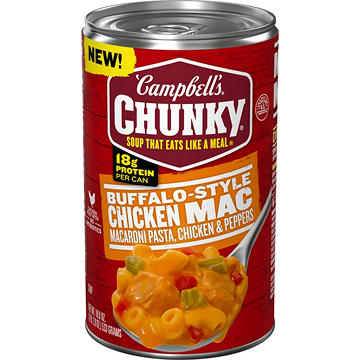 Campbell's Chunky Buffalo-Style Chicken Mac Soup
