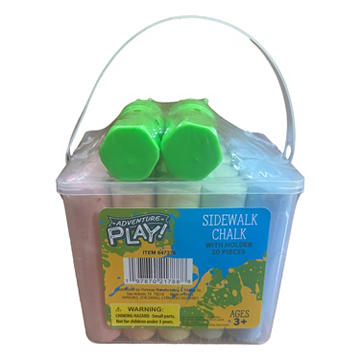 Adventure Play! Sidewalk Chalk with Holder