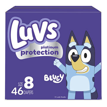 Luvs Platinum Protection Baby Diapers - Size 8