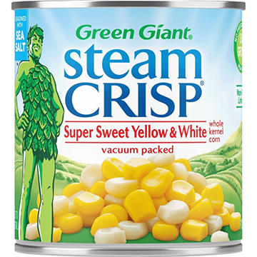Green Giant Steam Crisp Super Sweet Yellow & White Whole Kernel Corn