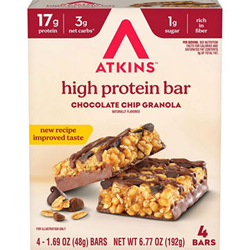 Atkins 17g High Protein Bar - Chocolate Chip Granola
