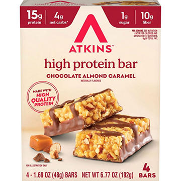 Atkins 15g High Protein Bar - Chocolate Almond Caramel