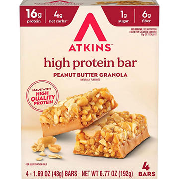 Atkins 16g High Protein Bar - Peanut Butter Granola