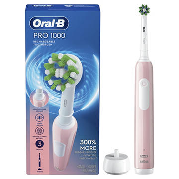 Oral-B Pro 1000 Rechargeable Toothbrush - Pink