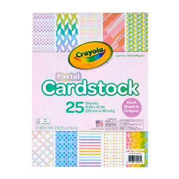Crayola Pastel Cardstock