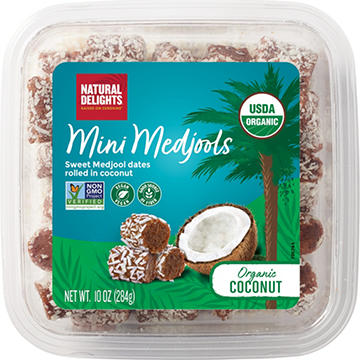 Natural Delights Organic Coconut Mini Medjool Dates